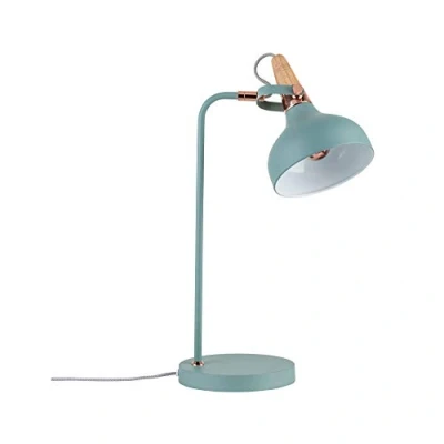 Image of Paulmann 79651 Neordic Juna Table luminaire max. 1x20W lamp for E14 Lamps Bedside Soft Green/Copper/Wood 230V Metal/Wood Without