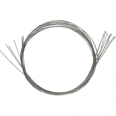 Image of Campagnolo Inner Wire 10 CG CB009 L 2000 Rear Derailleur Cable (Pack of 10) Black