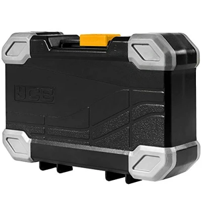 Image of JCB 21 Piece Impact Drill Bit Set, Steel, Universal Fit, Phillips, Pozi and Torx, Adapter &amp; Quick Lock Function S2 Grade Steel