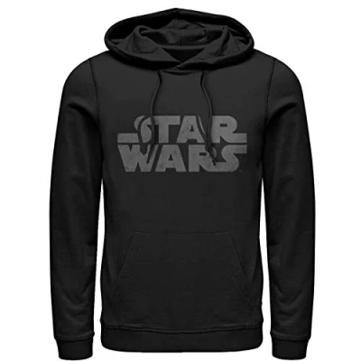 Image of Star Wars Men&#039;s Simplest Logo Graphic Tee Shirt, Black, XXXL