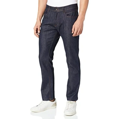 Image of camel active Men&#039;s Regular fit Houston Stretch Jeans Pants, Dark Blue (Night Blue), 33 W/30 L