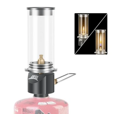 Image of Tentock Outdoor Camping Candle Lights for Fishing Hiking Mountaineering Windproof Gas Lantern Adjustable Luminance