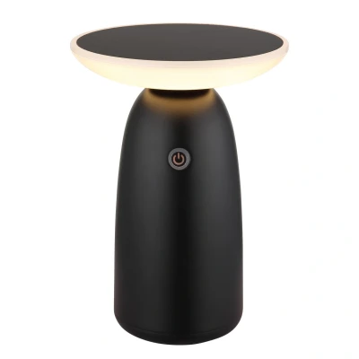 Image of Globo LED table lamp 36625, black, rechargeable battery, aluminium, plastic