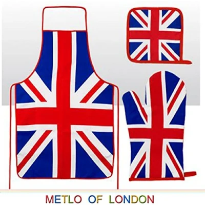 Image of Union Jack Apron, Oven Mitt and Pot Holder