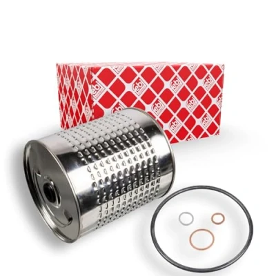 Image of 00479899 Oil Filter FEBI BILSTEIN 170928 with gaskets Insert MERCEDES BENZ: T2/L Platform/Chassis, Heckflosse, UNIMOG