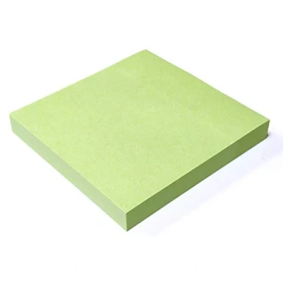 Image of Evergreen Goods 4 Pads Pastel Green Sticky Notes 76x76mm (3&quot; X 3&quot;) 100 Sheets Per Pad, Memo Pads, Removable Self Sticking for Note Pad Taking, to Do Lists &amp; Reminders All Occasions
