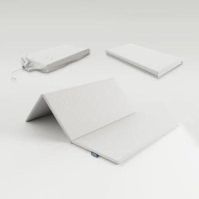 Image of Mother Nurture Classic Foam Foldable Mattress, White, 95 x 65 2.5 cm