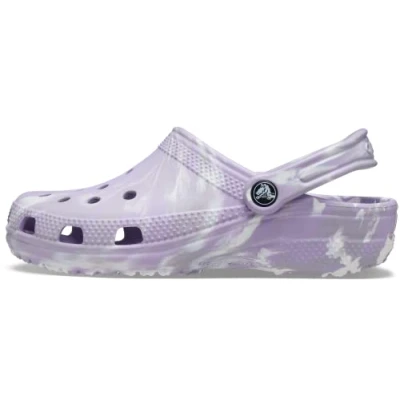 Image of Crocs Classic Marbled Clog Lavender/Multi unisex men women M12