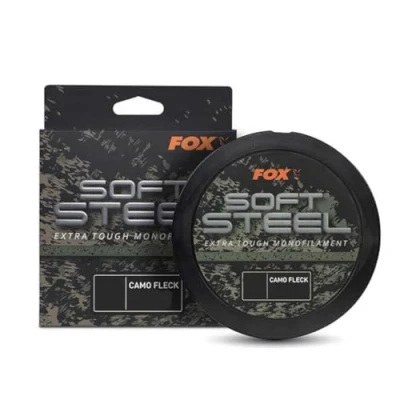 Image of Fox Soft Steel Fleck Camo Mono Karperlijn 0.30mm/6.4kg (1000m) Nylon vislijn