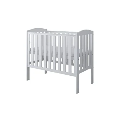 Image of Viculii Waffi Space Saver Baby Cot Only 100x50cm Mini with Dropside (White)