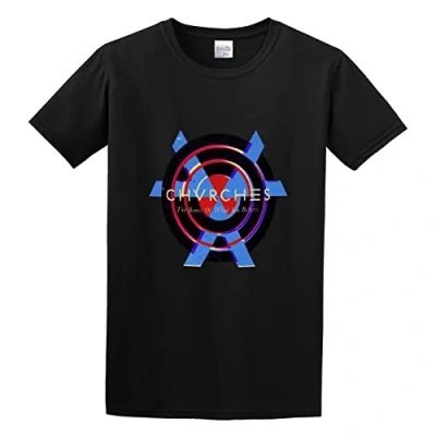 Image of Jiaggoyrx Chvrches The Bones of What You Believe Mens 100% Cotton Tshirt Size 3XL Black