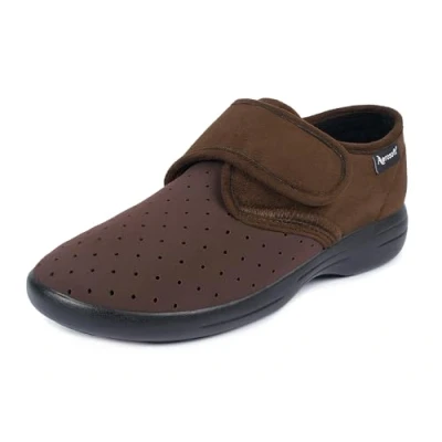 Image of Aerosoft Health Shoe Stretch 10, for Men and Women, Pressure Free, Indoor Outdoor, Lightweight (Brown, UK_Footwear_Size_System, Adult, Numeric, Medium, Numeric_8_Point_5)
