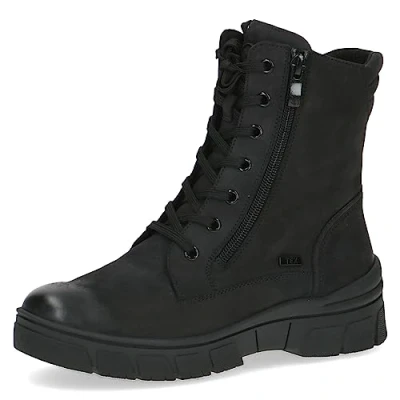Image of CAPRICE Women&#039;s 9 26235 41 Ankle Boot, Black Nubuck, UK