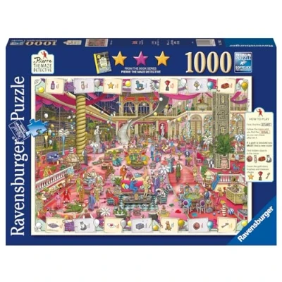 Image of Ravensburger Pierre the Maze Detective 1000 Piece Jigsaw Puzzles for Adults and Kids Age 12 Years Up