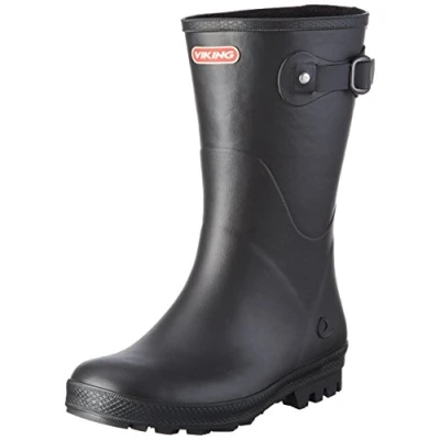 Image of Viking Hedda WARM Wellies, Women&#039;s, Size: 7.5, Black Natural rubber