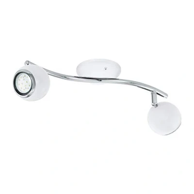 Image of Eglo Lighting Bimeda 2 Light Spotlight Chrome, White, GU10