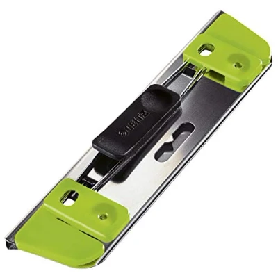 Image of Leitz 17286054 Hole Punch, 30 Sheets, Guide Bar with Format Markings, Metal, WOW Range, Green