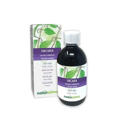 Image of Cat’s Claw (Uncaria tomentosa) bark Alcohol Free Mother Tincture Naturalma Liquid Extract Drops 500 ml Food Supplement Vegan