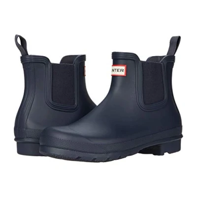 Image of Hunter Womens Boots Original Chelsea Casual Ankle Rubber UK 6