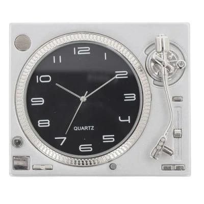 Image of Shudehill Giftware Techno Record Player Clock Boxed Gift