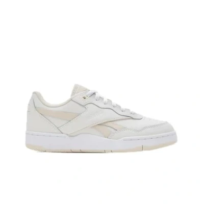 Image of Reebok Classic BB 4000 II Unisex Trainers, Size: 10, Footwear white/grey leather and imitation