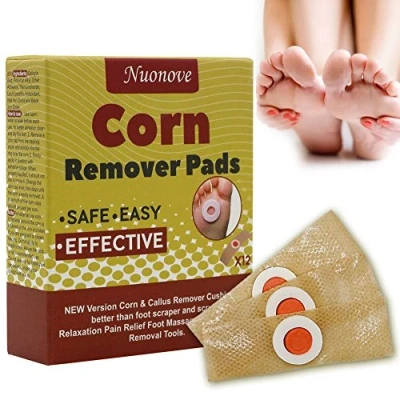 Image of Corn Removal Pads, Removal, Remover, Treatment, Plaster with Hole, It is a Better Solution for People Who Suffer The Pain of Corn, 12 Medicated Pads