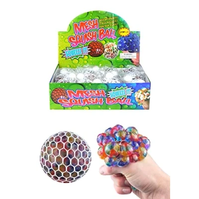 Image of HENBRANDT 4 x Mesh Squeeze Ball with Beads