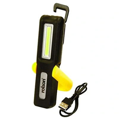 Image of Rolson 61467 3W USB Rechargeable COB Torch &amp; Lamp