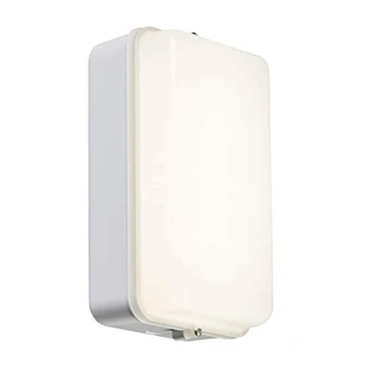 Image of KnightsBridge 230V IP54 5W LED Security Amenity Bulkhead White Base with Opal Diffuser Cool 4000K