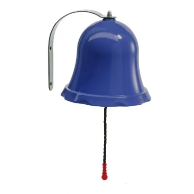 Image of Little Duck Bear Bell Including Fittings For Kids Climbing Frames or Tree Houses Dark Blue.