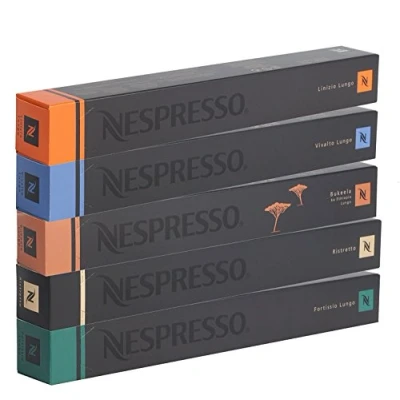 Image of 50 Nespresso Coffee Capsules Lungos and Ristretto Mix