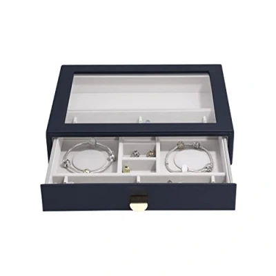 Image of Stackers Pebble Navy Classic Charm Display Drawer