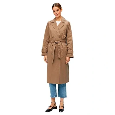 Image of Object Women&#039;s Objclara Keily Trench Coat Noos, Fossil, 40