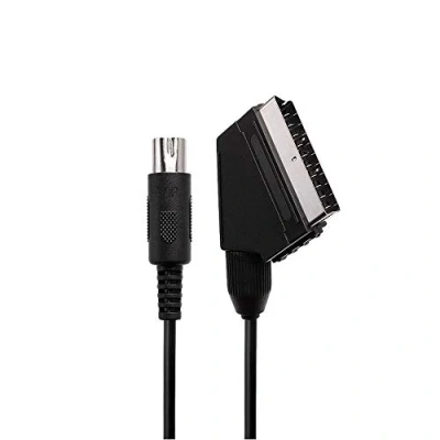 Image of Ruitroliker 1.8m 6ft RGB Scart AV Cable Lead Audio Video Connector for Genesis 1 Mega Drive Master System