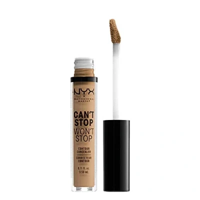 Image of NYX PROFESSIONAL MAKEUP CAN&#039;T STOP WON&#039;T Full Coverage Concealer Caramel (15), 3.5 ml (Pack of 1)