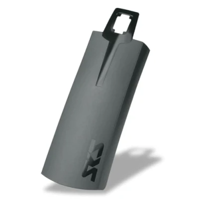 Image of SKS GERMANY SPOILER EDGE AL 56 MM mudguard extension (compatible with bicycle mudguard, by up to 137 mm, made of flexible plastic, incl. drilling template), black