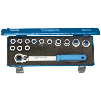 Image of Gedore Socket set 1/2&quot; 14 pcs 10 24 mm