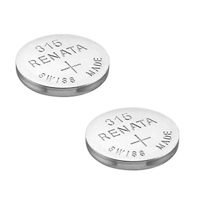 Image of New 2PK RENATA MODEL 315SILVER OXIDE 1.55V WATCH BATTERY SR716SW