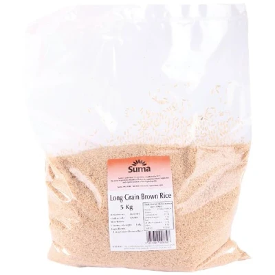 Image of Suma Long Grain Brown Rice 5 kg