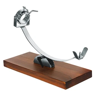 Image of NERTHUS FIJ 853 Ham Holder Swivel Head and Adjustable Base, Wood Stainless Steel, Original
