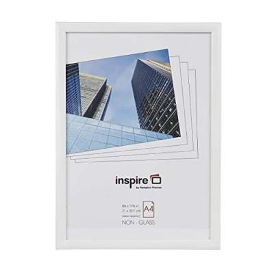 Image of Hampton Frames Poster Frame, White, A4 (21x29.7cm)