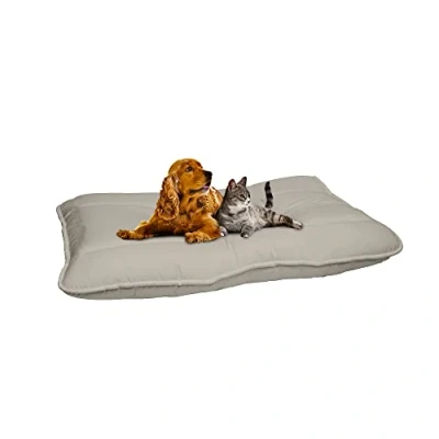 Image of Stripey Finds Dogs Maxy Pillow 60x100cm, Lighte Grey