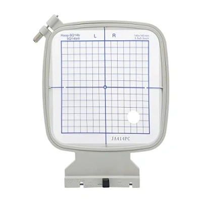 Image of Sew Tech SQ14B Embroidery Hoop for Janome MC 500E 400E 550E Memory Craft Elna Expressive 830 etc, Sewing and Machine Hoops