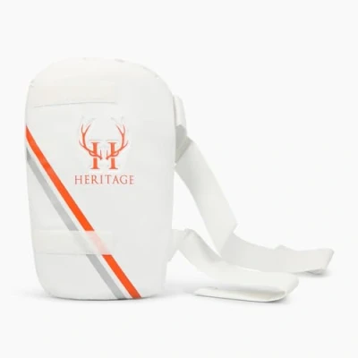 Image of Heritage Cricket Thigh Pad Academy, Premium Cotton Construction, Ambidextrous Design, Offers Superior Protection and Comfort (Small Adult)