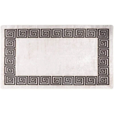 Image of vidaXL Rug Washable 190x300 cm Light Beige Anti Slip