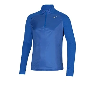 Image of Mizuno Men&#039;s Hybrid Ls Hz Long Sleeve T Shirt, Turkish Sea, XXL