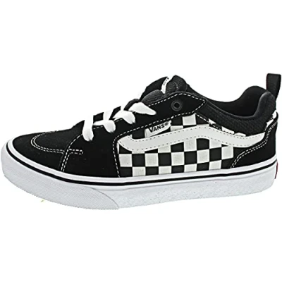 Image of Vans Unisex Kids Filmore Trainers, Checkerboard Black White, 5.5 UK