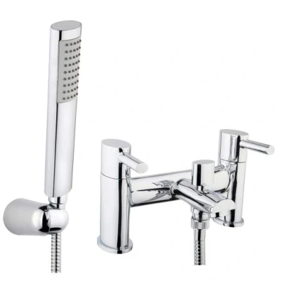 Image of Iflo Santerno Bath Shower Mixer Tap Brass