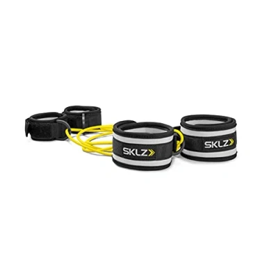 Image of SKLZ Bump N Pass Volleyball Trainer with Resistance Bands for Improved Passing Technique, Black