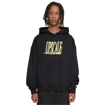 Image of Upscale by Mister Tee Fortune Cranes Ultra Heavy Hoodie, Men&#039;s, Size: XS, Black